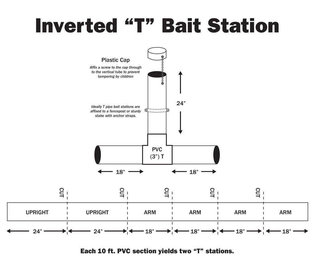 T Bait Station Diagram